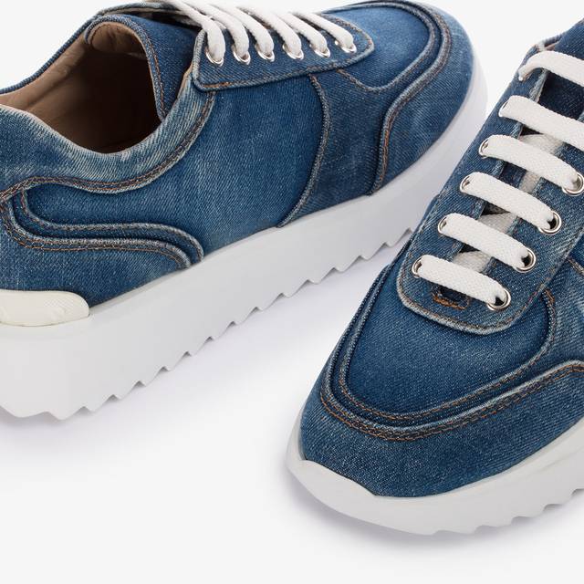 Le Silla Scarpa running denim blu Vendita Calda