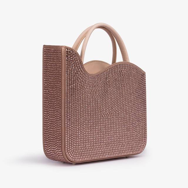 Le Silla Small bag cristalli nude phard Negozio online di fabbrica