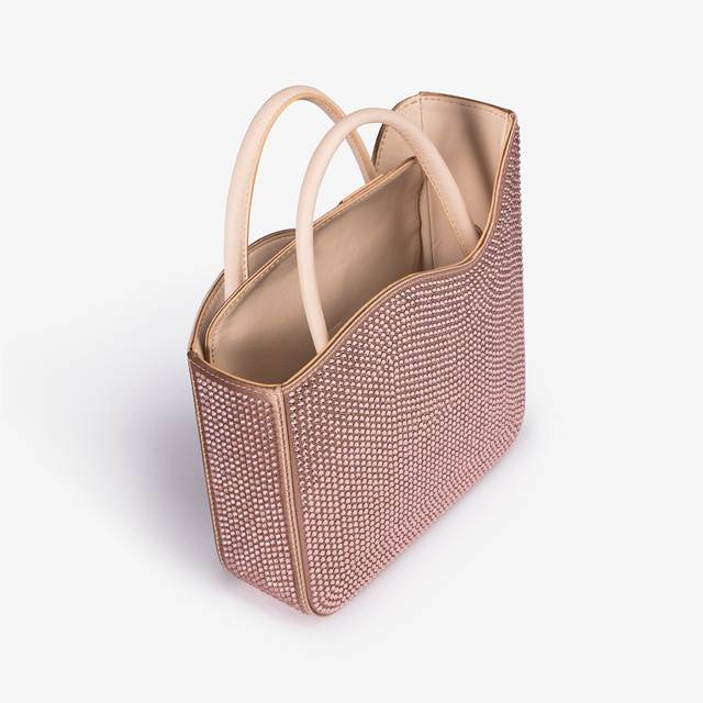 Le Silla Small bag cristalli nude phard Negozio online di fabbrica