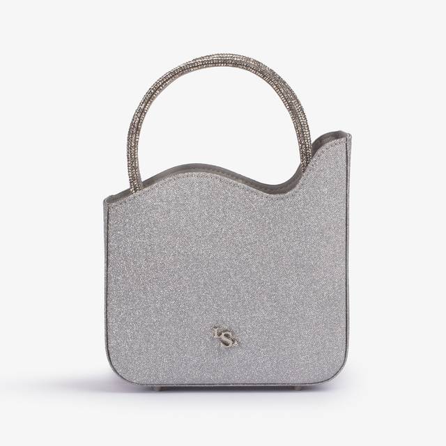 Le Silla Mini bag glitter argento con Cristalli Offerta per la Festa della Mamma