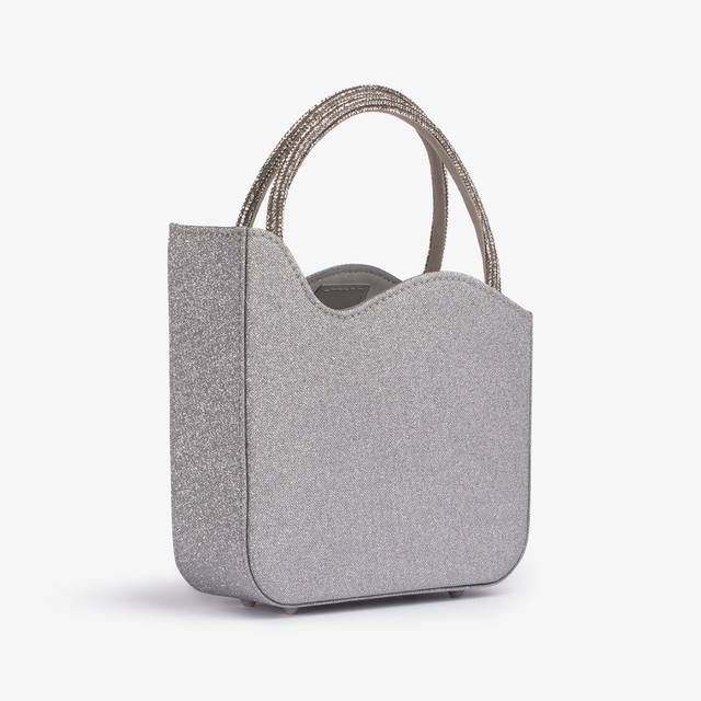 Le Silla Mini bag glitter argento con Cristalli Offerta per la Festa della Mamma