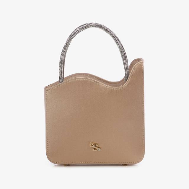 Le Silla Mini bag raso oro e Cristalli Offerta Giorno del Papà
