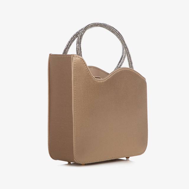 Le Silla Mini bag raso oro e Cristalli Offerta Giorno del Papà