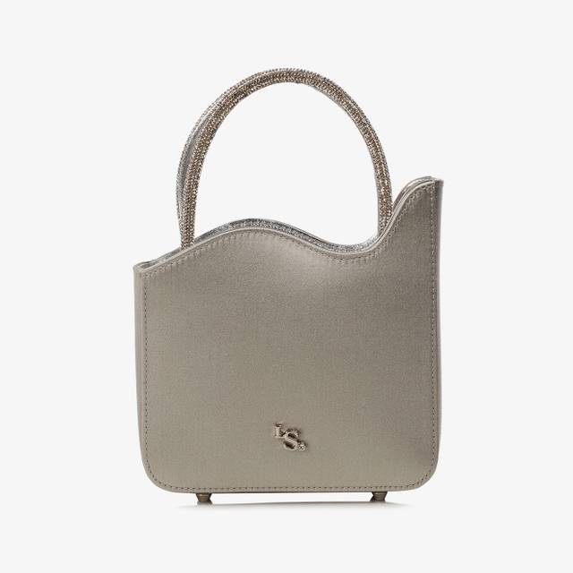 Le Silla Mini bag raso argento e Cristalli Offerta San Valentino