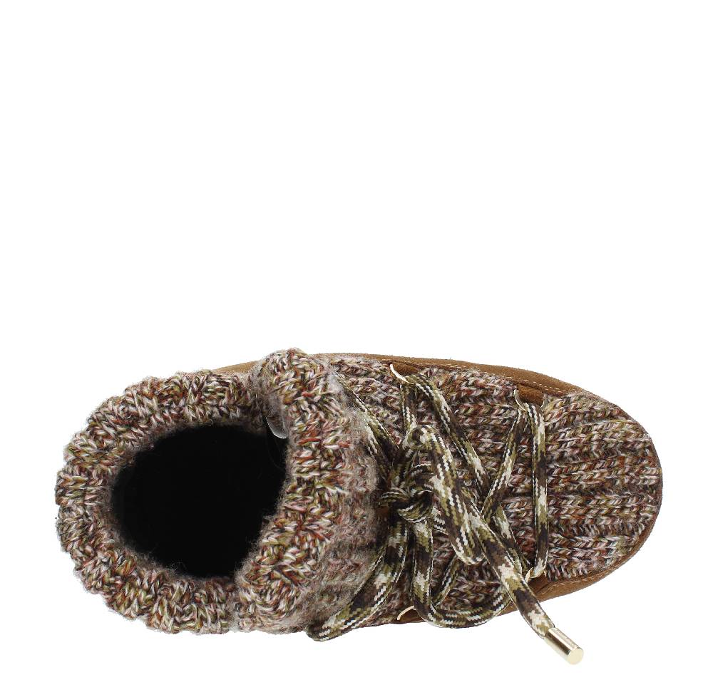 MOON BOOT Stivaletti da neve modello PUMPS WOOL MOON BOOT in camoscio e tessuto Promozione