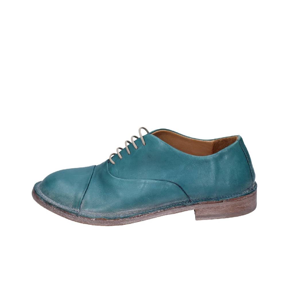 scarpe donna MOMA classiche verde pelle EZ856 Fornitura limitata