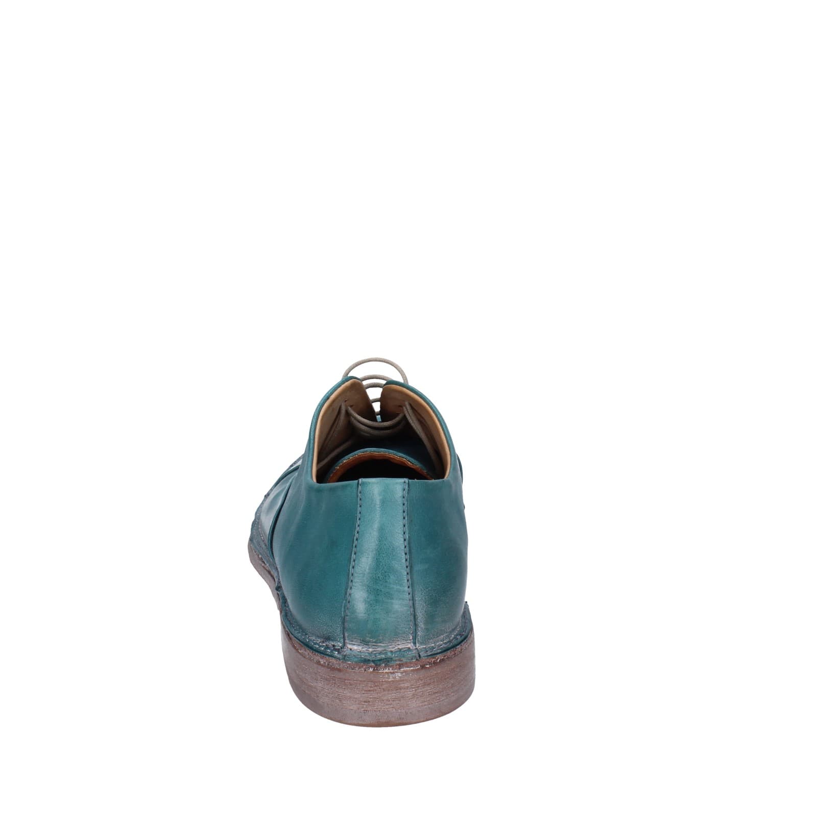 scarpe donna MOMA classiche verde pelle EZ856 Fornitura limitata