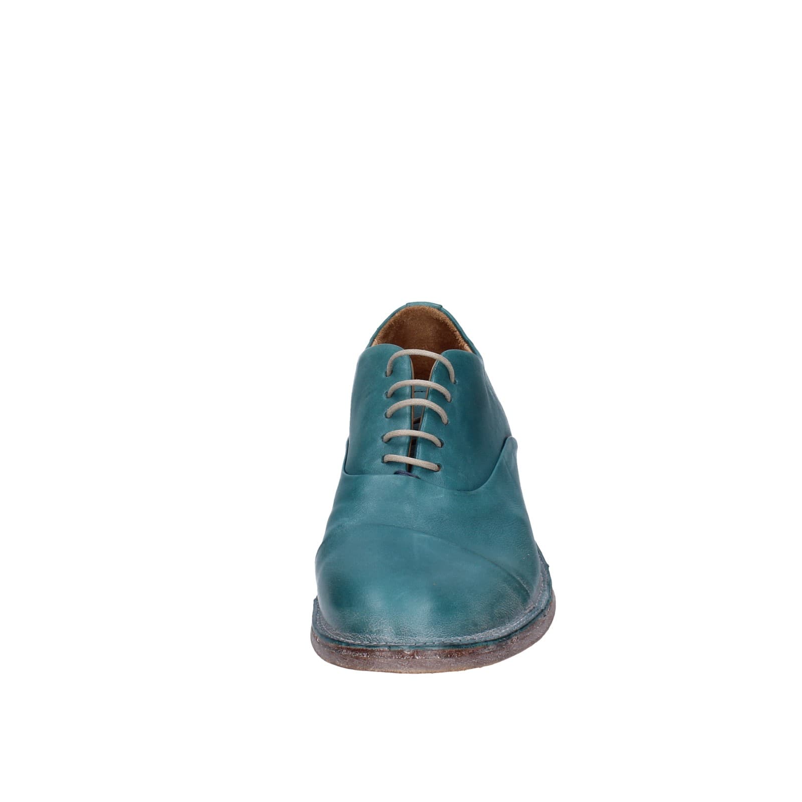 scarpe donna MOMA classiche verde pelle EZ856 Fornitura limitata