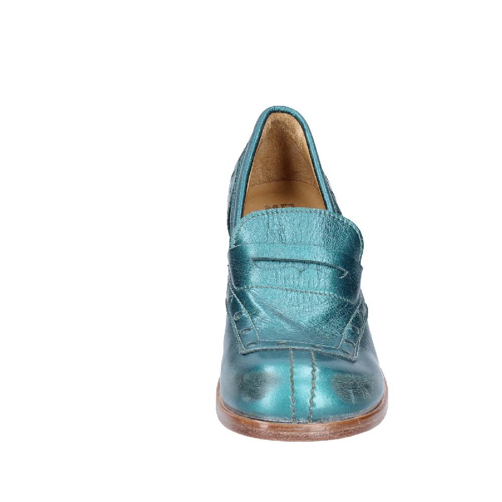 scarpe donna MOMA mocassini verde pelle 47406E VINTAGE EX447 Sostegno trimestrale