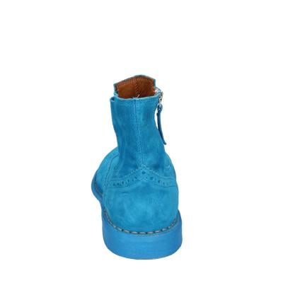 scarpe donna MOMA stivaletti celeste camoscio 1CS405-MAS BC826 Convenienza