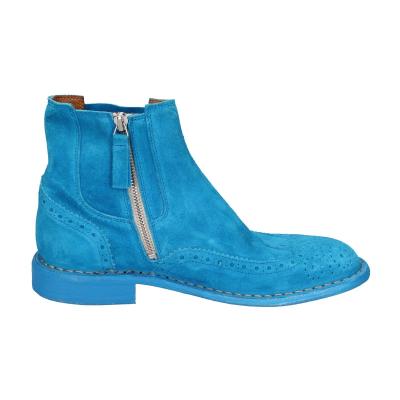 scarpe donna MOMA stivaletti celeste camoscio 1CS405-MAS BC826 Convenienza