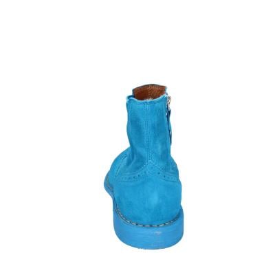 scarpe donna MOMA stivaletti celeste camoscio 1CS405-MAS BC769 Novità