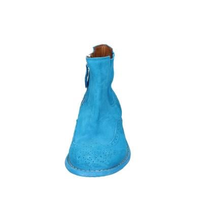 scarpe donna MOMA stivaletti celeste camoscio 1CS405-MAS BC769 Novità