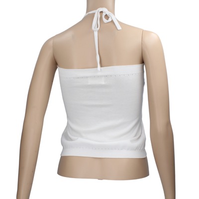 top donna DLINDOLLS M bianco cotone AK316 Limitato a 3 giorni