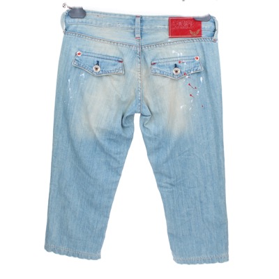pantaloni donna STAFF JEANS & CO. 27 celeste cotone AR822 Sconto