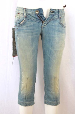 pantaloni donna STAFF JEANS & CO. 27 celeste cotone AR822 Sconto