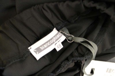 vestito donna BIANCOGHIACCIO 48 nero poliestere AM552 Comprare a buon mercato