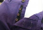 pantaloni uomo CAMOUFLAGE AR & J. viola cotone AM108 Vendita calda