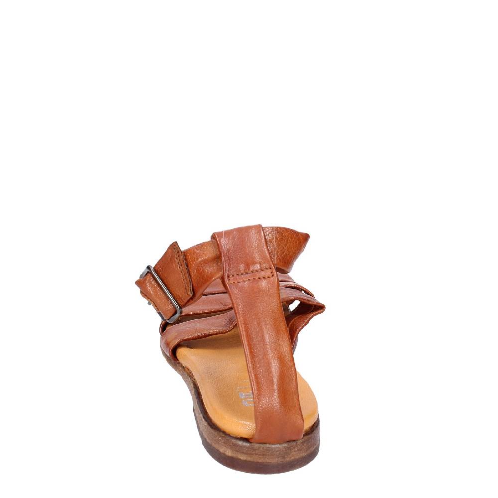 scarpe donna MOMA sandali marrone pelle 32404G VINTAGE EX437 Offerta natalizia