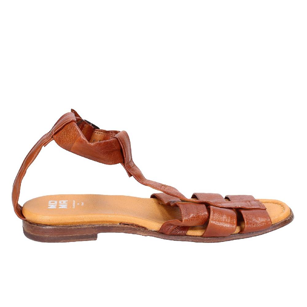 scarpe donna MOMA sandali marrone pelle 32404G VINTAGE EX437 Offerta natalizia