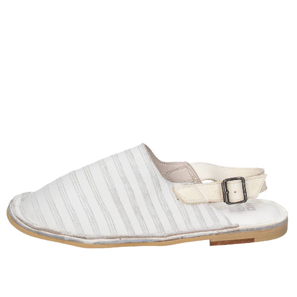 scarpe donna MOMA sandali bianco pelle 36402G VINTAGE EX440 In Saldo