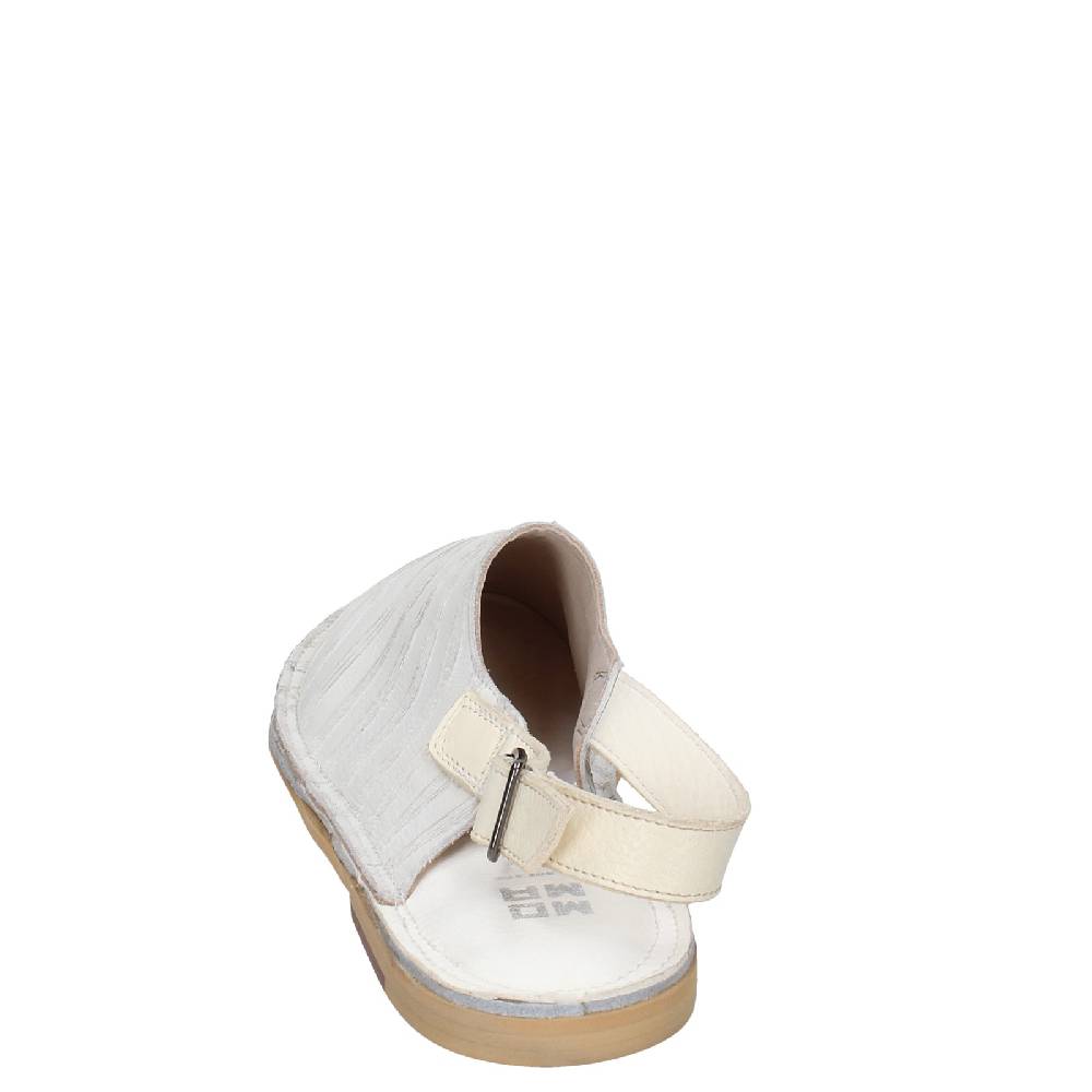 scarpe donna MOMA sandali bianco pelle 36402G VINTAGE EX440 In Saldo