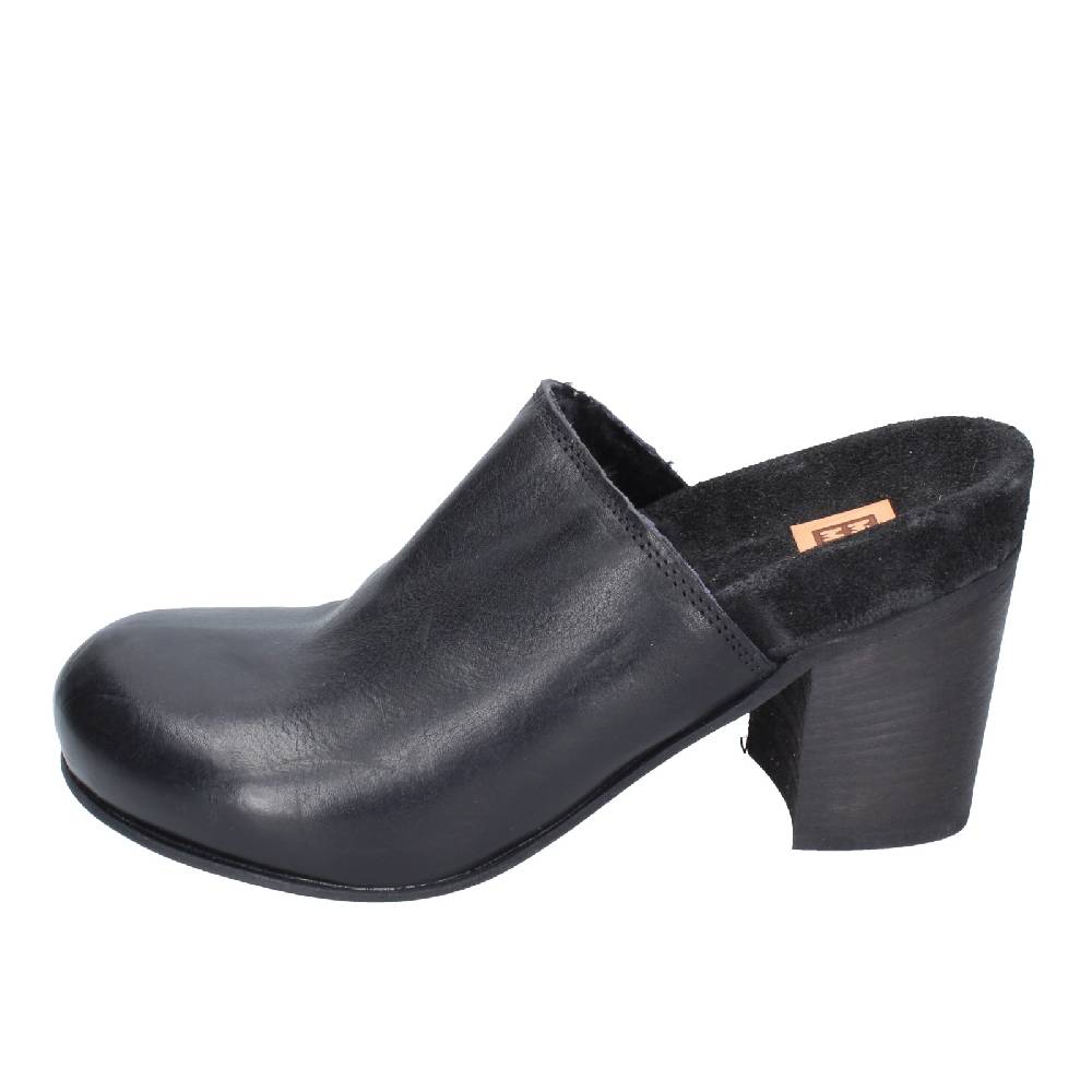scarpe donna MOMA sandali nero pelle 86301G EY617 Italy