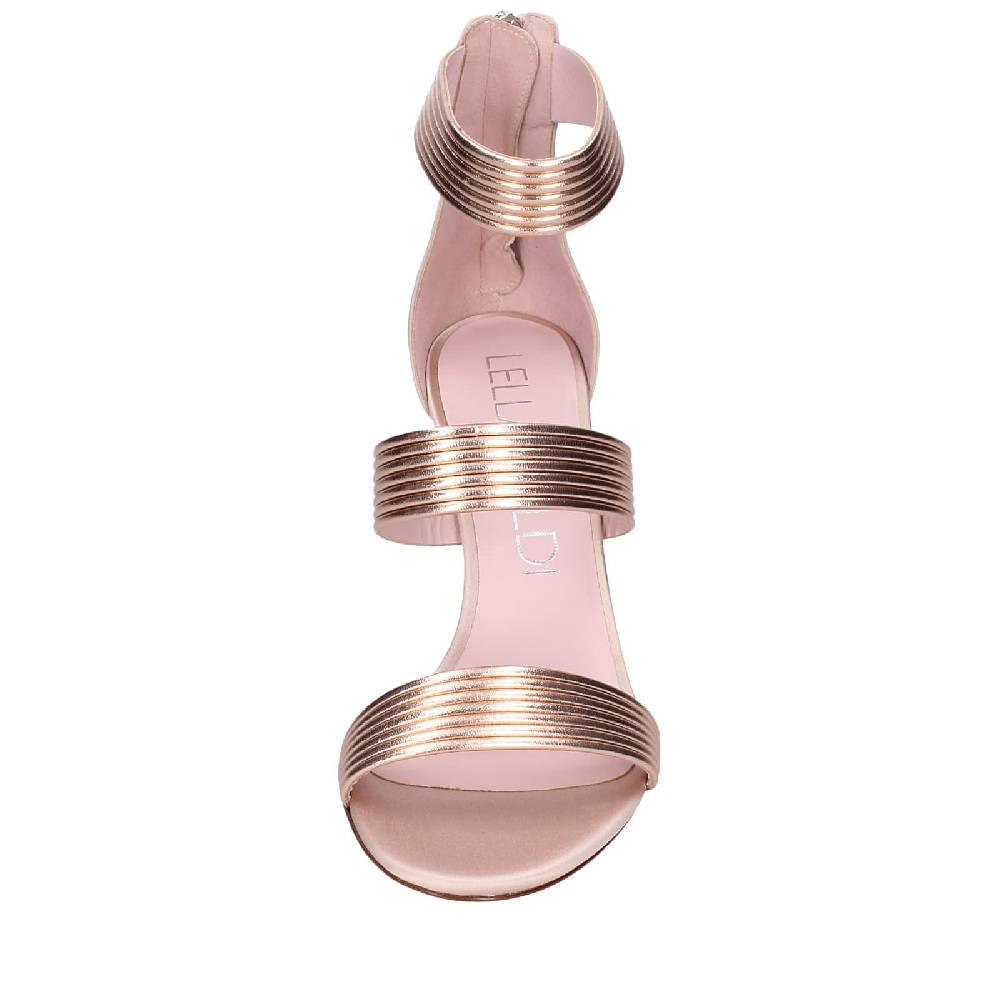 scarpe donna LELLA BALDI sandali rosa pelle EZ981 Vendita