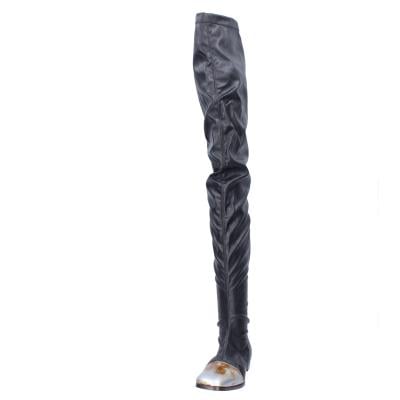 scarpe donna MOMA stivali nero pelle BK302 Soddisfazione Garantita