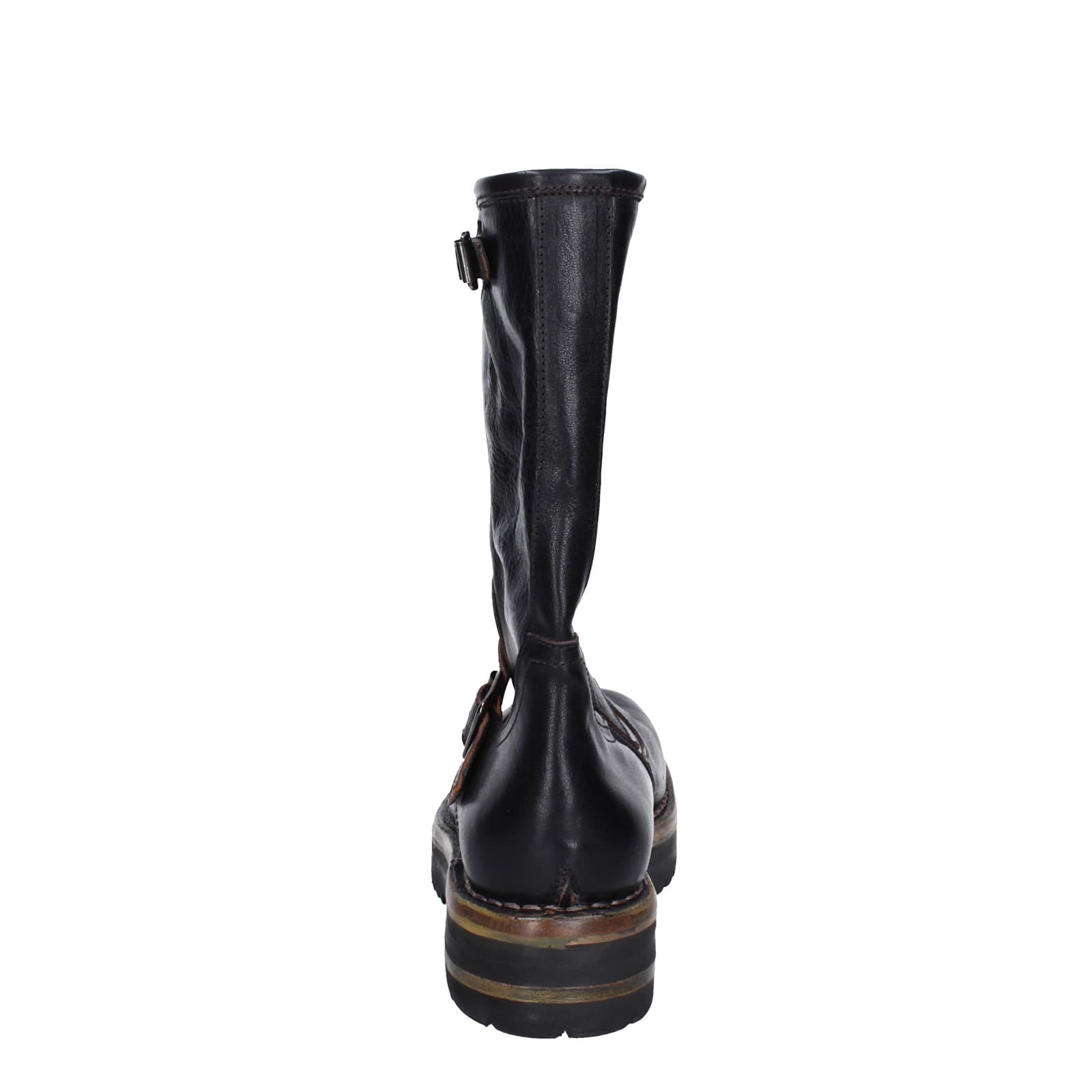 scarpe donna MOMA stivali nero pelle 81303C-VAR EY494 Qualità Garantita