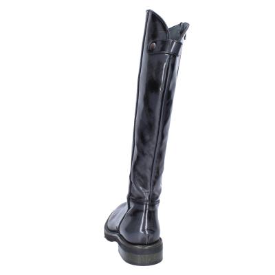 scarpe donna MOMA stivali grigio pelle lucida BK293 Acquista Ora