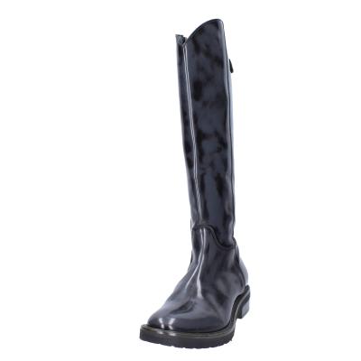 scarpe donna MOMA stivali grigio pelle lucida BK293 Acquista Ora