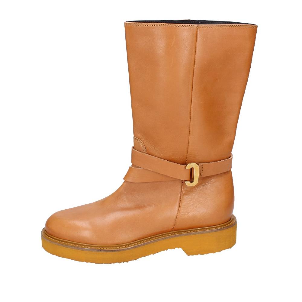 scarpe donna CARMENS stivali marrone pelle EX153 Super Saving Price