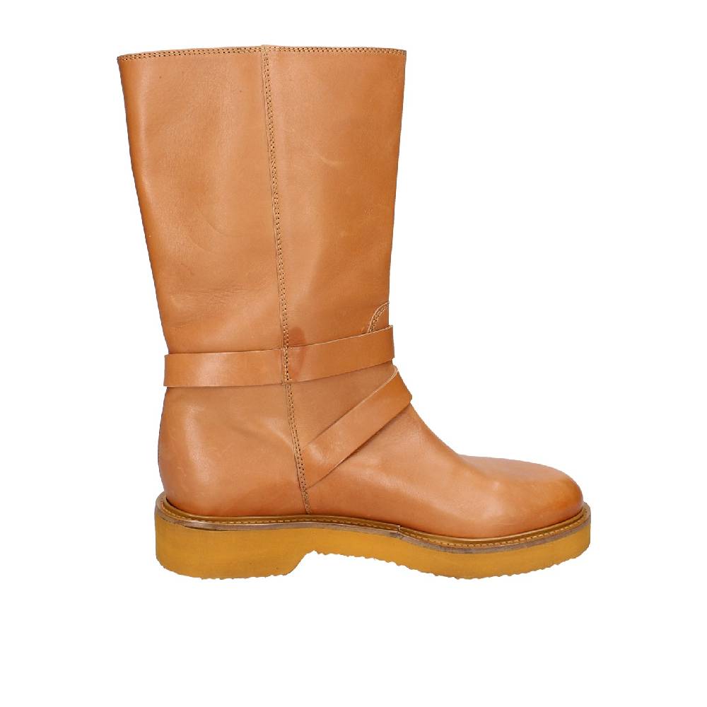 scarpe donna CARMENS stivali marrone pelle EX153 Super Saving Price