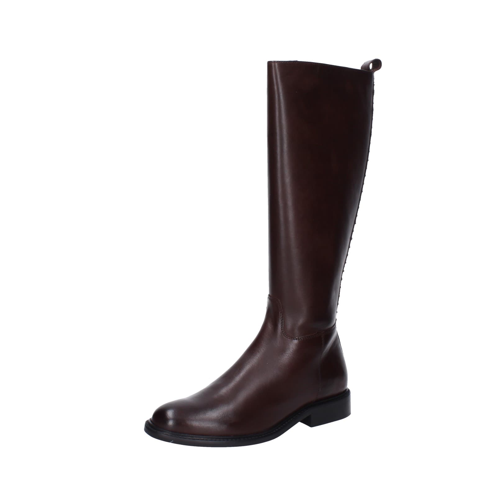 scarpe donna STUDIO MODE stivali marrone pelle EZ719