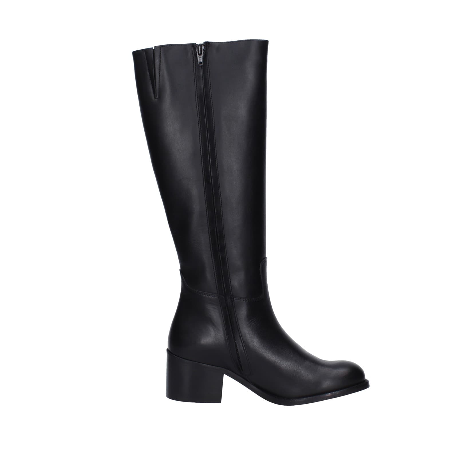 scarpe donna STUDIO MODE stivali nero pelle EZ717 Rilascio limitato