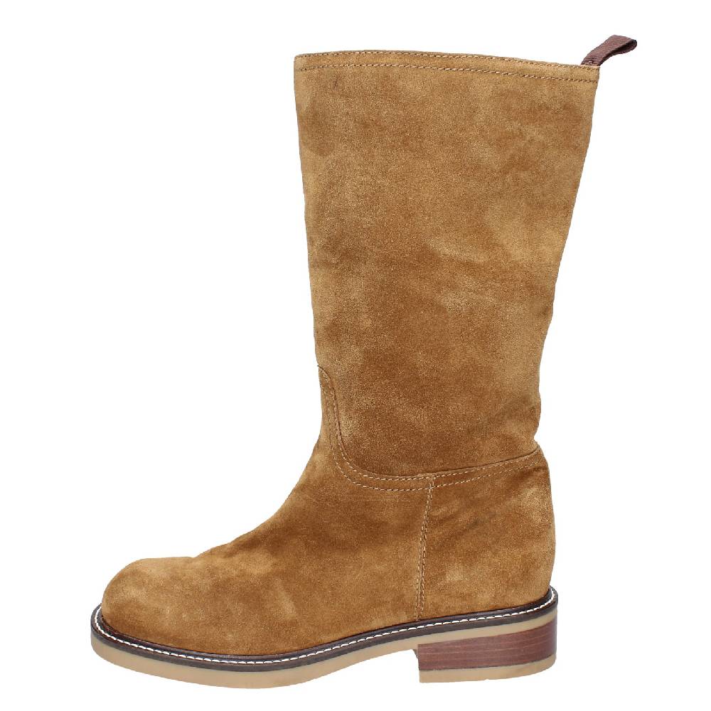 scarpe donna CARMENS stivali marrone camoscio EX217 ACQUISTA ORA