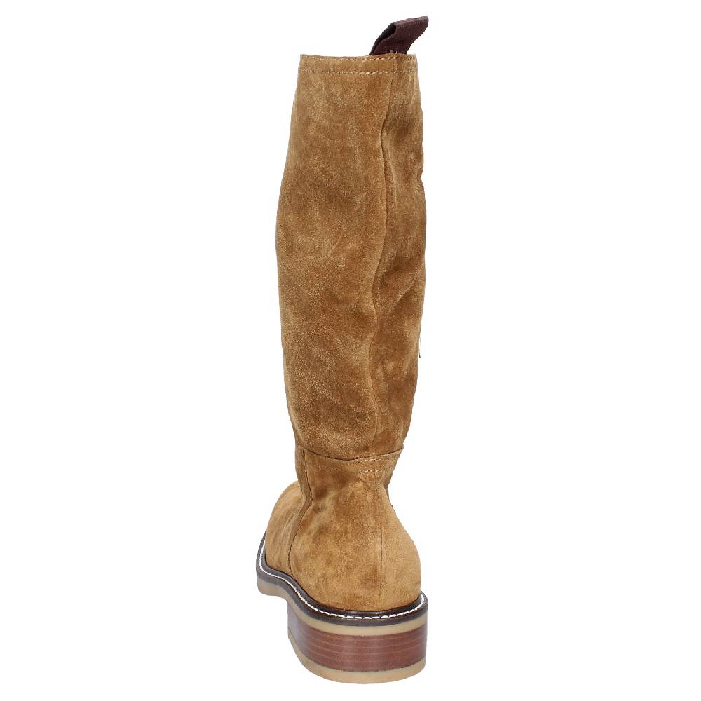 scarpe donna CARMENS stivali marrone camoscio EX217 ACQUISTA ORA