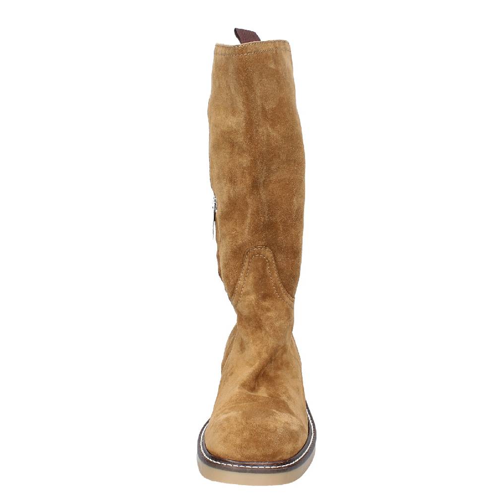scarpe donna CARMENS stivali marrone camoscio EX217 ACQUISTA ORA