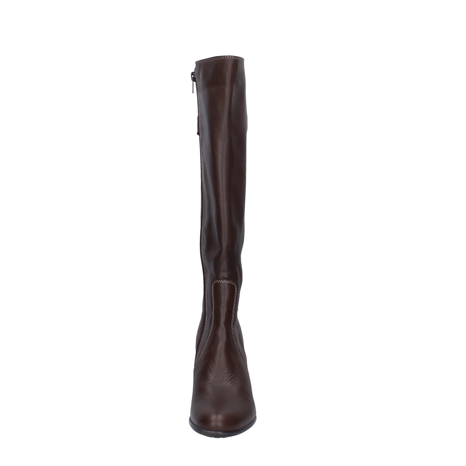 scarpe donna ROSETTA stivali marrone pelle EY405 Ultimo giorno