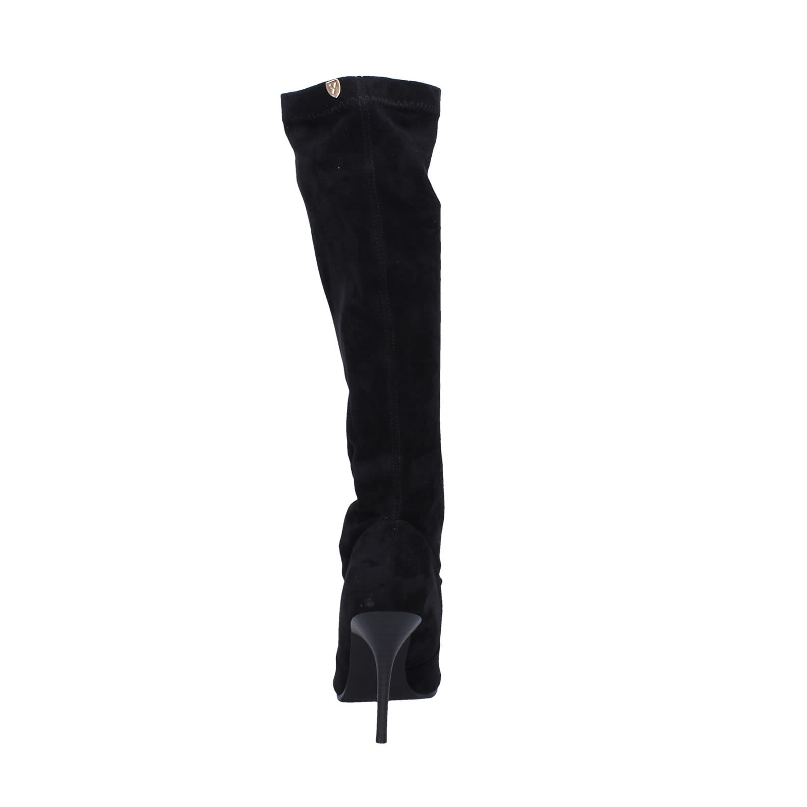 scarpe donna YAMAMAY stivali nero camoscio EY407 Offerta speciale della fabbrica