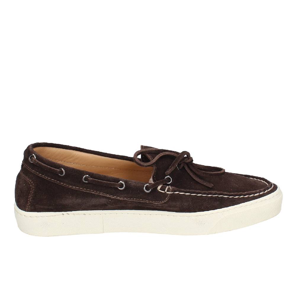 scarpe uomo STOKTON mocassini marrone camoscio EX37 Sostegno trimestrale
