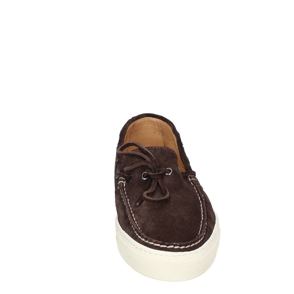 scarpe uomo STOKTON mocassini marrone camoscio EX37 Sostegno trimestrale