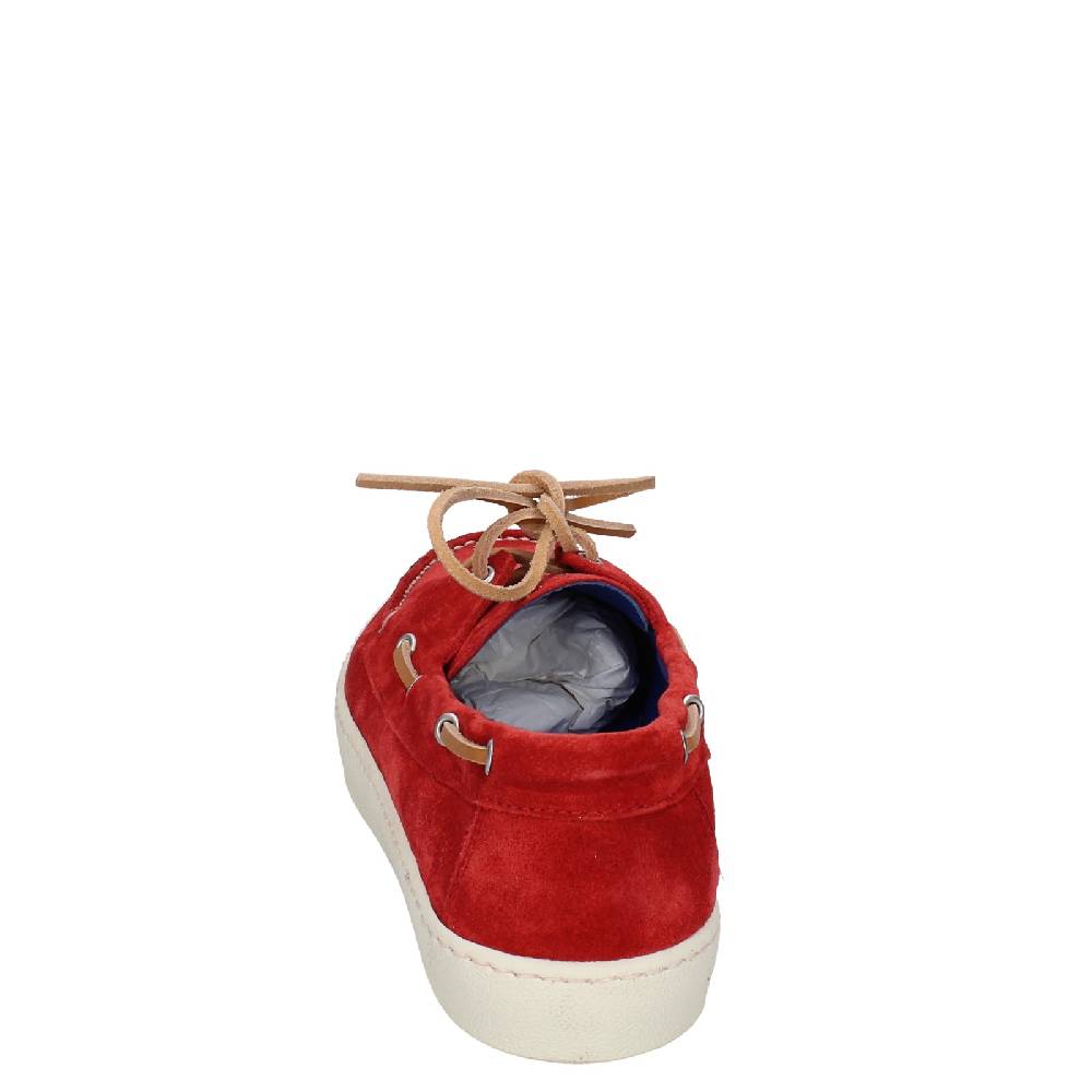 scarpe uomo STOKTON mocassini rosso camoscio EX36 Fino al 55% di sconto