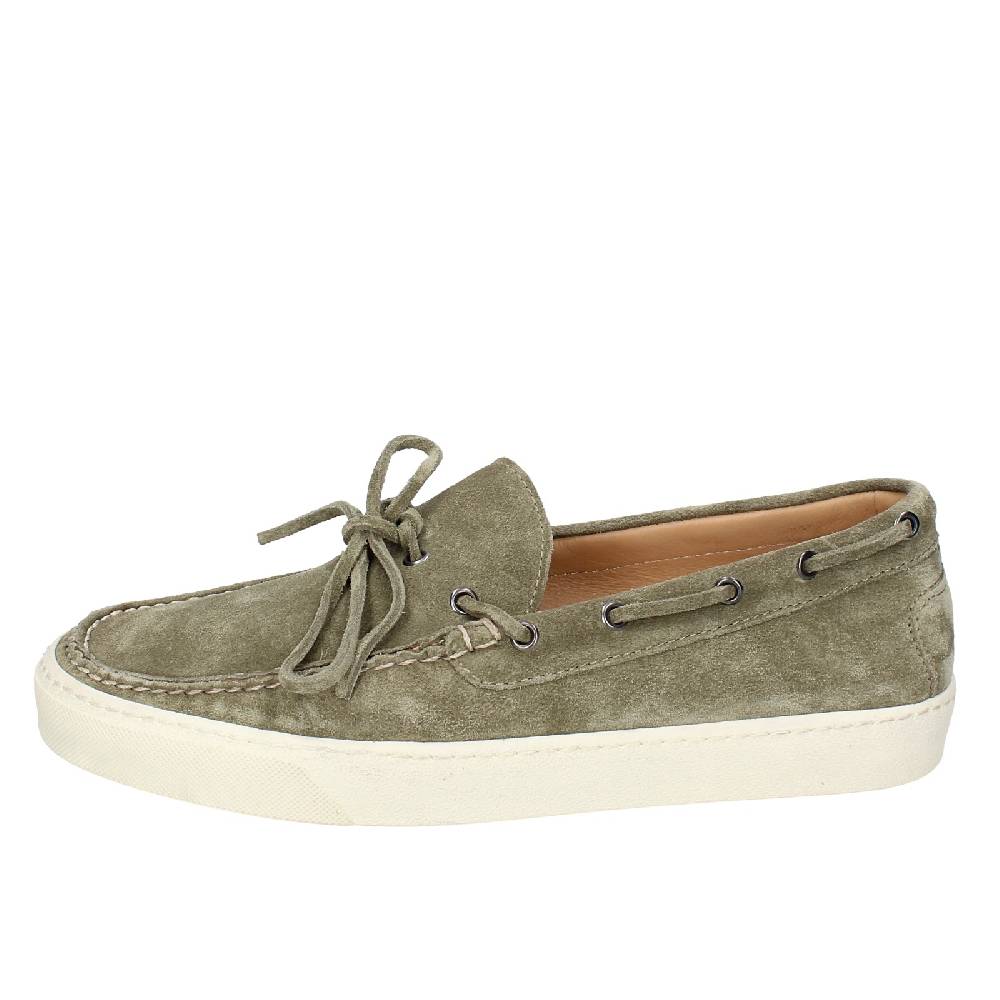 scarpe uomo STOKTON mocassini verde camoscio EX45 Discount Store per i nuovi prodotti