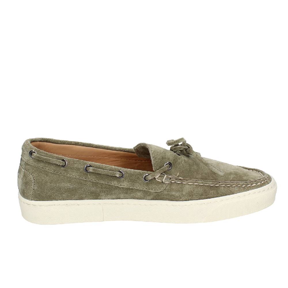 scarpe uomo STOKTON mocassini verde camoscio EX45 Discount Store per i nuovi prodotti