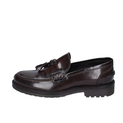 scarpe uomo BRUNO VERRI mocassini marrone pelle BC297 Esporta salva