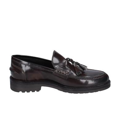 scarpe uomo BRUNO VERRI mocassini marrone pelle BC297 Esporta salva