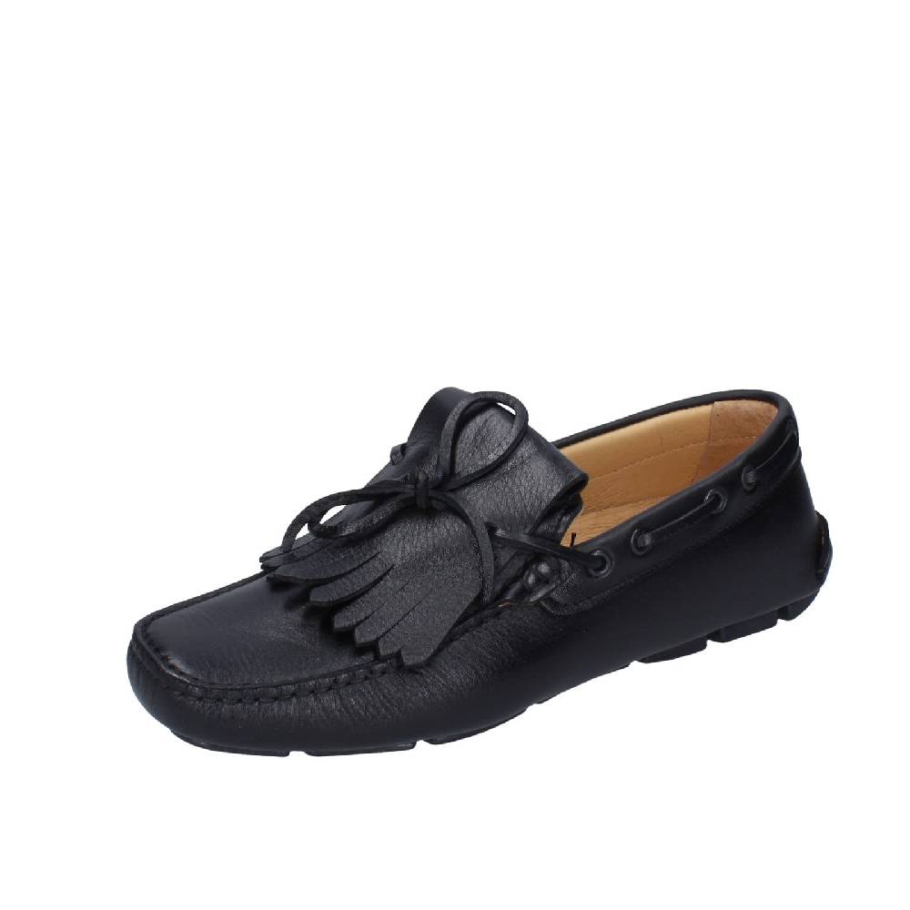scarpe uomo CAMPANILE mocassini nero pelle BC956