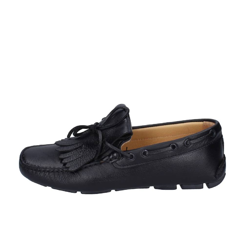 scarpe uomo CAMPANILE mocassini nero pelle BC956 Black Friday Prezzi